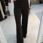 Dikiş Detaylı Kemerli Pantolon