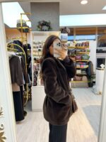 Kemerli Tay Flock Ceket - Görsel 2