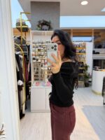 AKSESUARLI OMZU AÇIK TRİKO - Görsel 2
