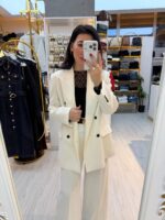 KRUVAZE BEYAZ BLAZER CEKET - Görsel 7