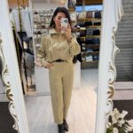 KEMERLİ BEJ PANTOLON